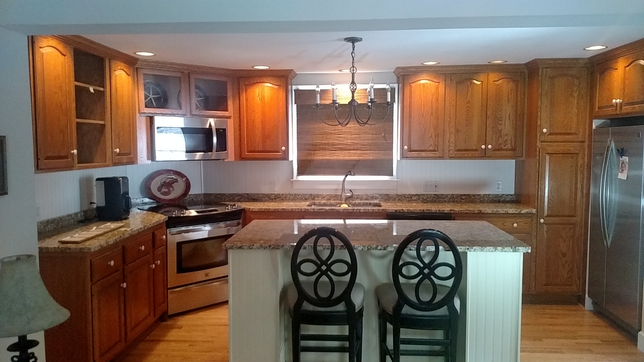 Cabinet Makeovers Maine Before