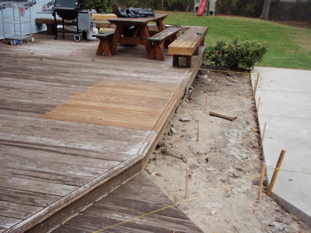 Pool Deck Before
