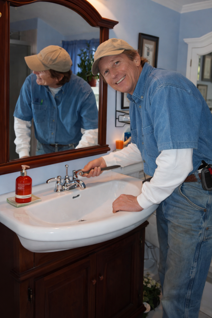 Ed Goodfriend By Sink